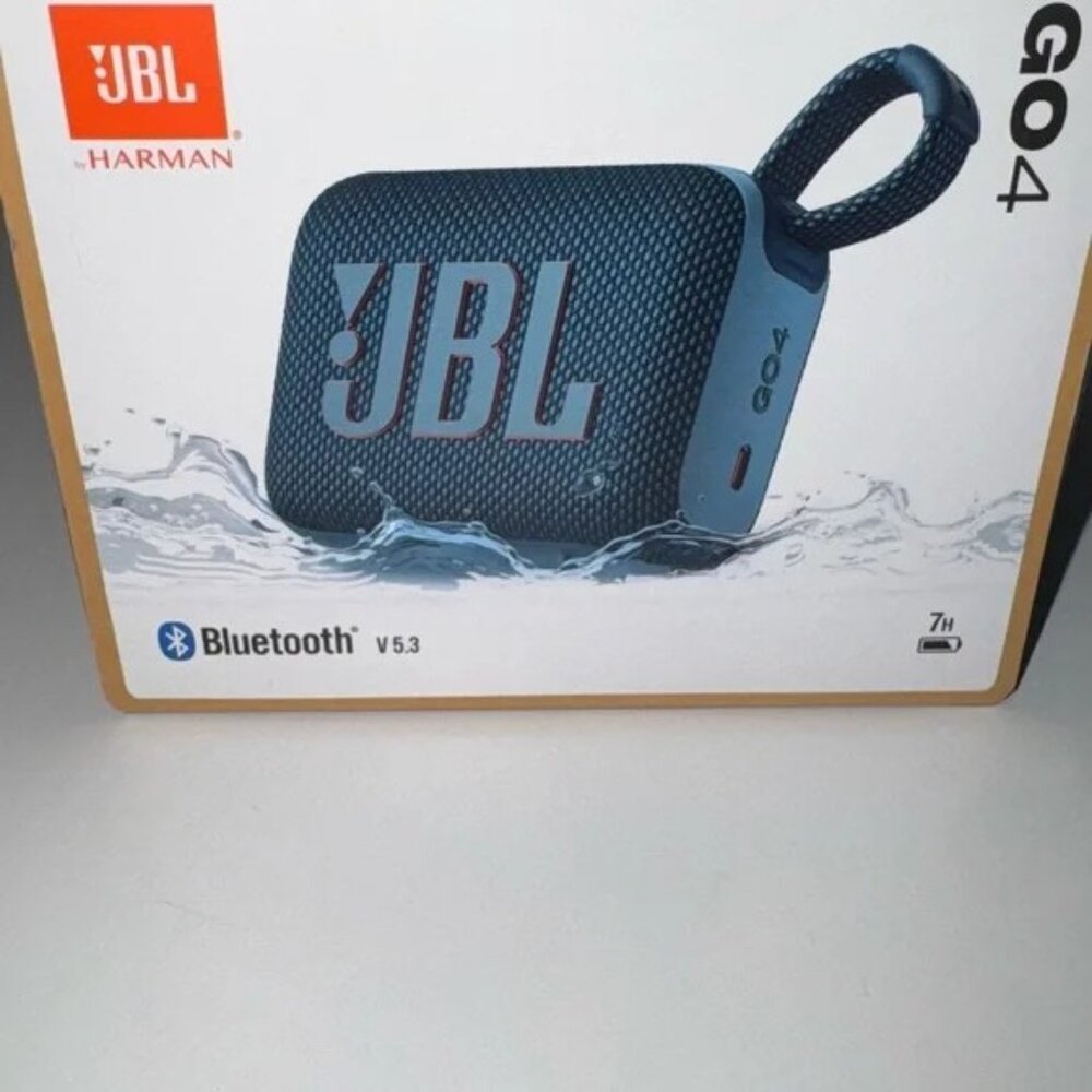 JBL GO 4 Bluetooth Speaker in Blue, NIB - Picture 2 of 6